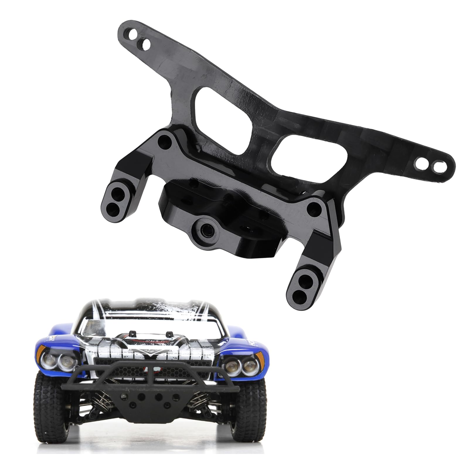 LT Easiyl 1Set Front Rear Shock Tower Carbon Fibre Compatible with Losi Micro-B 1/24 Buggy - Image 4