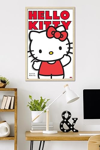 Vista 58 de Trends International Hello Kitty and Friends: Hello - Kitty - Póster de pared de la serie blanca de 34 pulgadas de largo x 22.4 W, paquete de póster