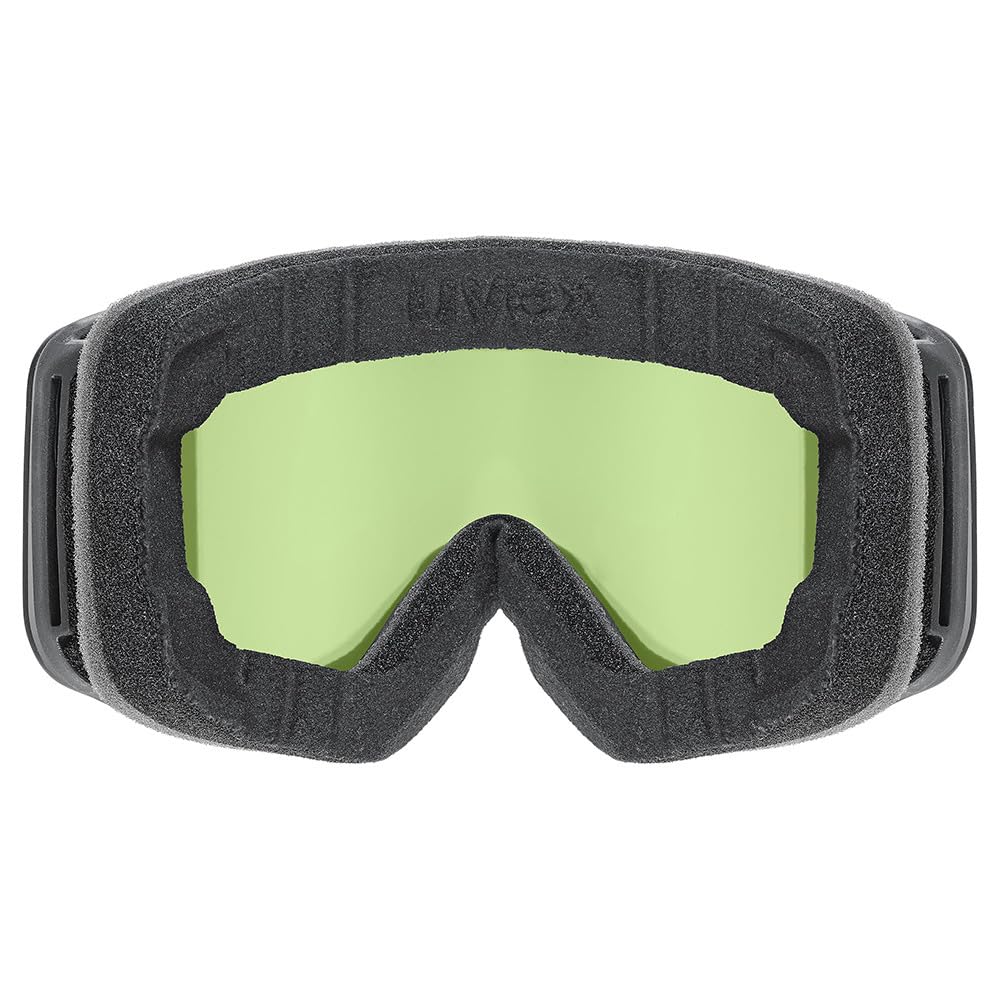 uvex pwdr FM, Gogle narciarskie unisex-dzieci, black matt/pink-clear, one size