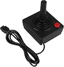 Joystick de controle clássico retrô para Atari, controle de joystick analógico 3D controle de jogo para sistema de console Atari 2600, design ergonômico