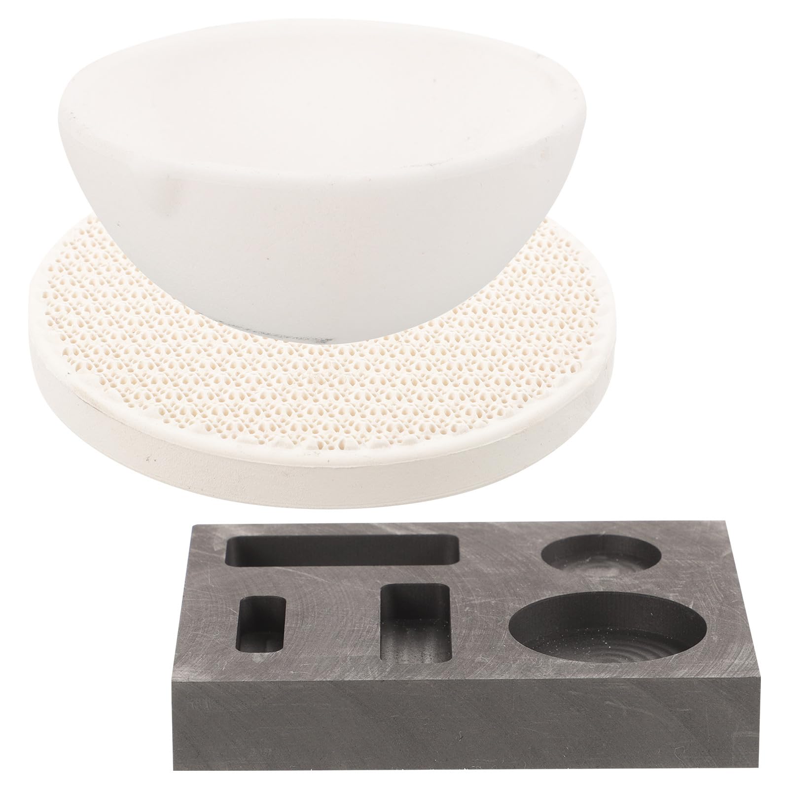 Kit de creusets pour l'or anti-rupture Healvian refroidissement rapide 3 pièces