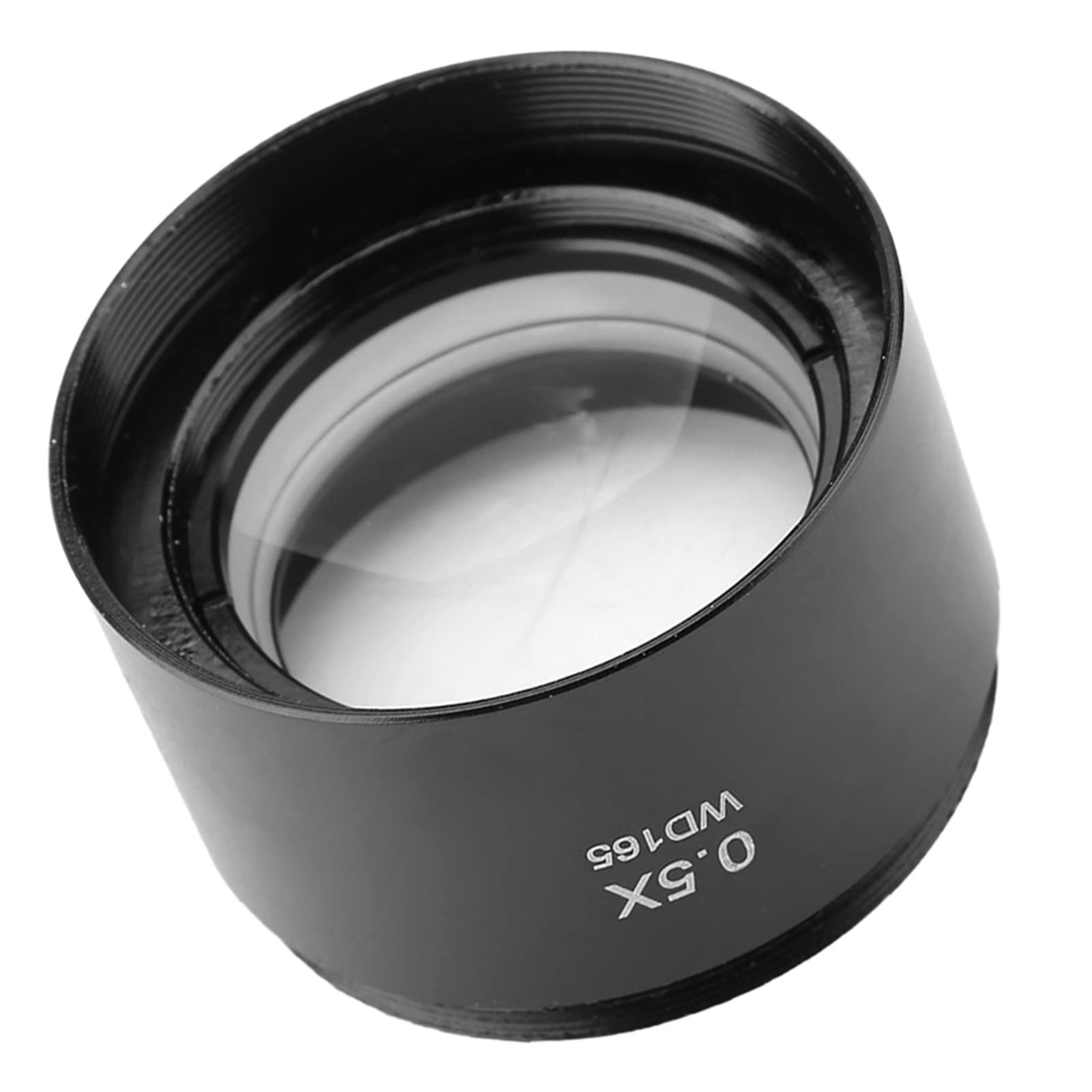 Microscopio estéreo auxiliar 0.5X Objetivo objetivo KP-0.5X Distancia de trabajo 165 mm para la industria Microscopio de video 48 mm Montaje/Puerto/Interfaz