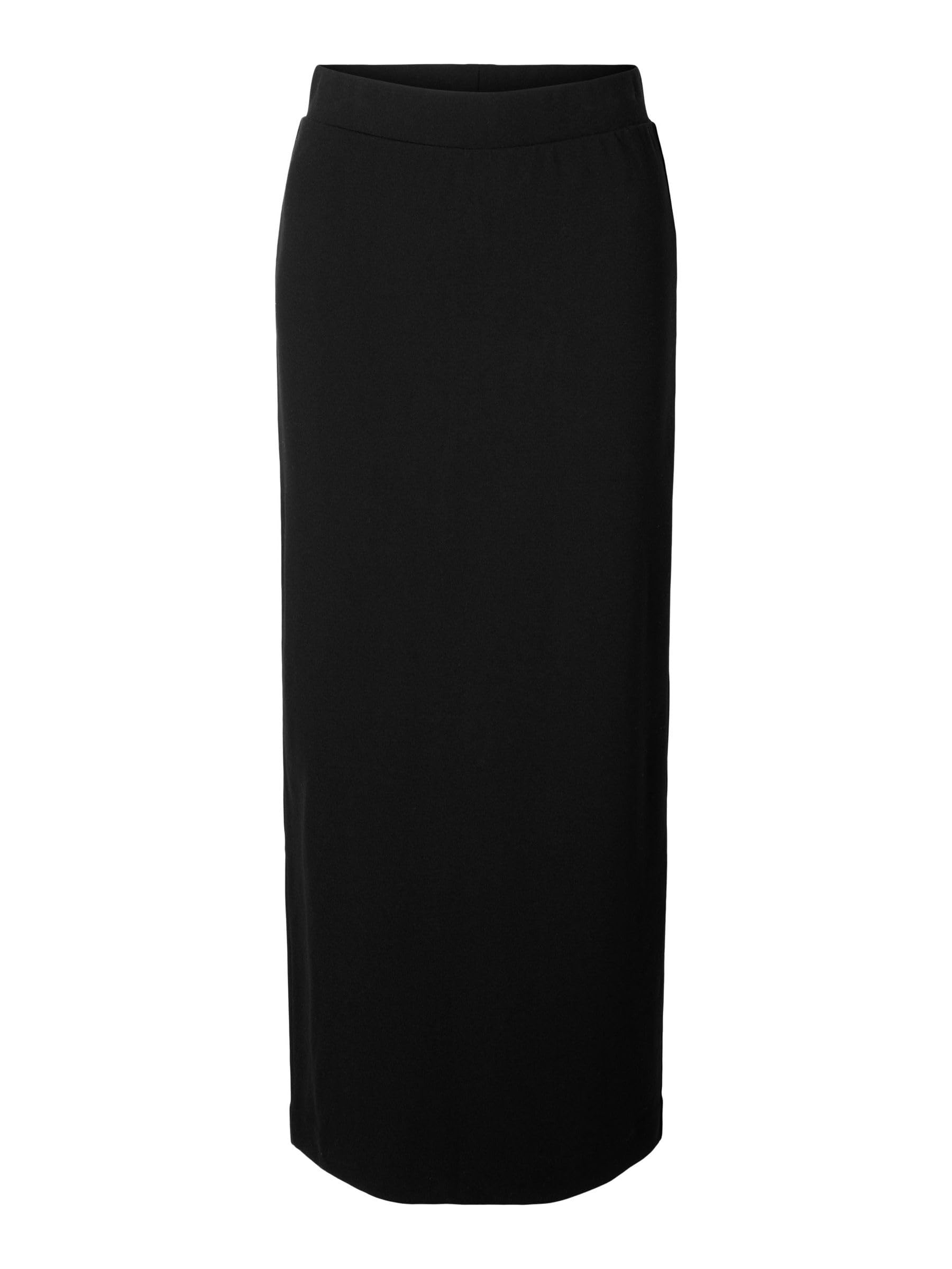 Selected Femme Women's Black Maxi Skirt Mid Waist, S