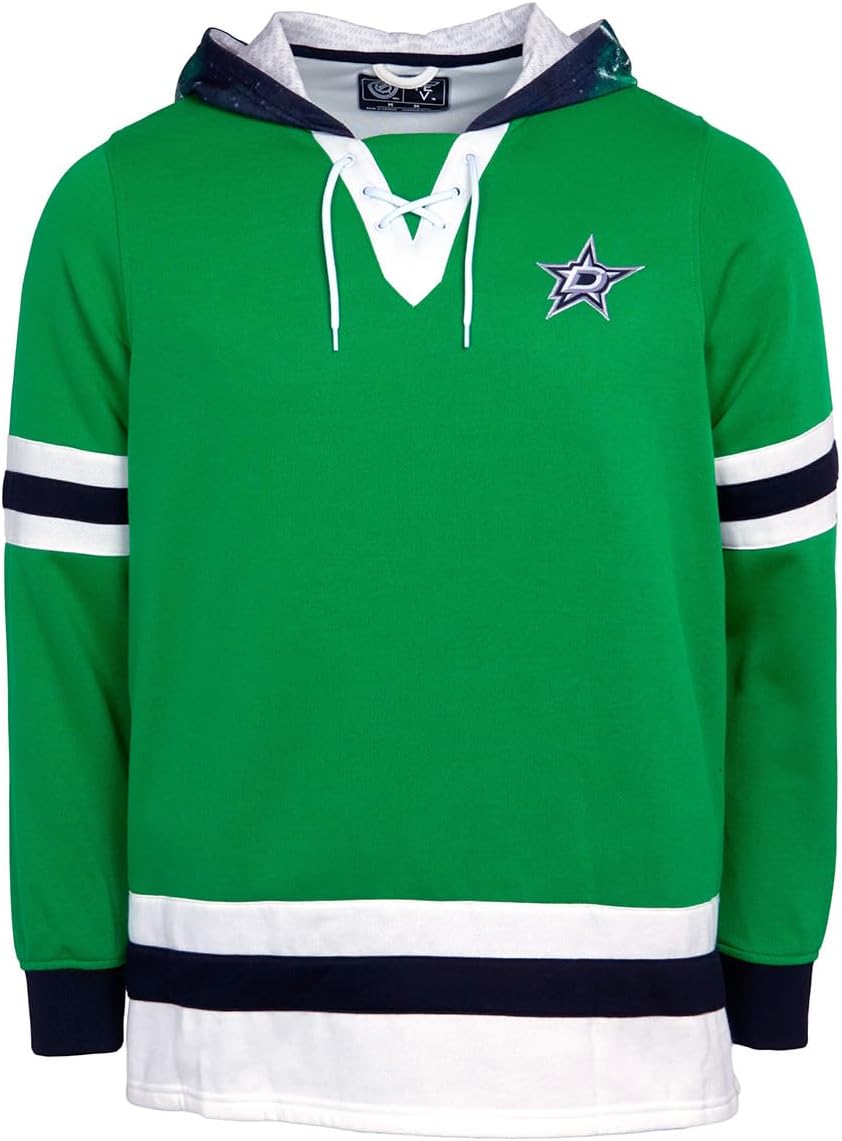 NHL unisex-adult Dallas Stars Lace Up Hoodie - Image 5