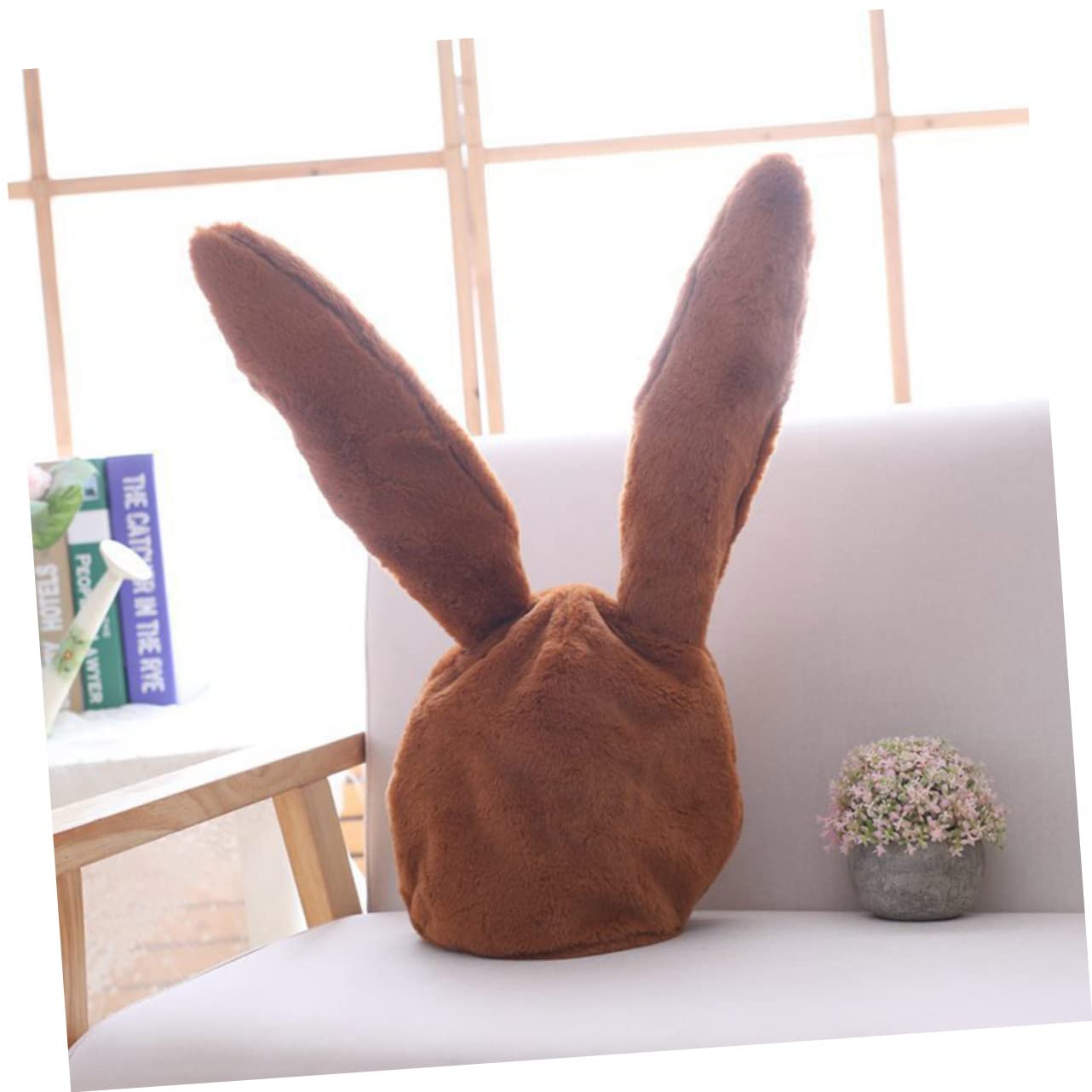 Brown Saddle Up Mini Cowgirl Plastic Hat (Pack of 4) - 2.2