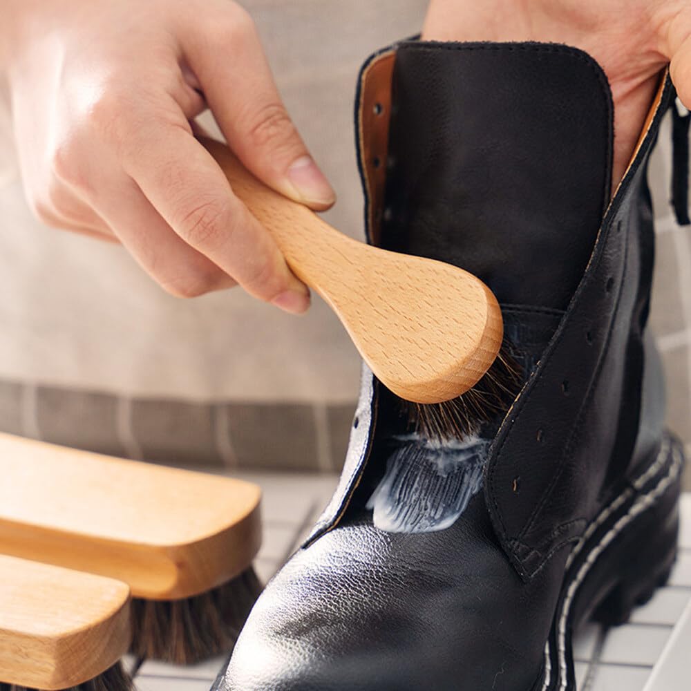 Set Spazzole Per Scarpe FEMONGY - 5 Pezzi Per Pulizia E Lucidatura - Foto 3