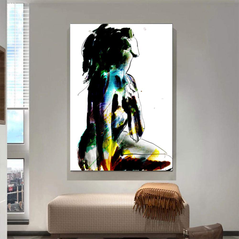 Amazon.co.jp: 抽象画 セックスウーマン ポートレート ポスター