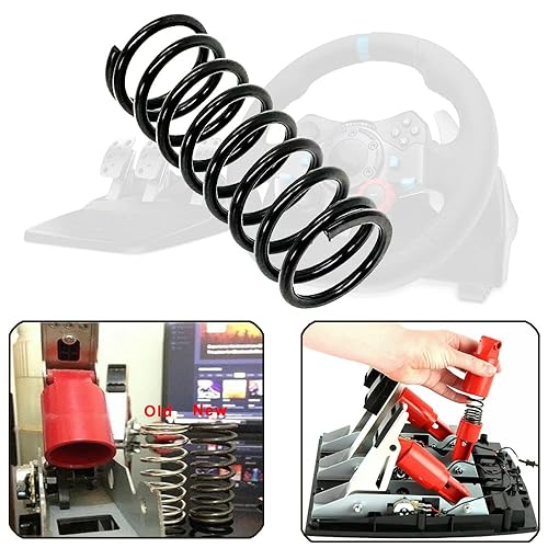 Miniatura 7 de XFYBZN 3 Sets Upgrade Brake Throttle Clutch Pedal Spring Kit Suitable for LOGITECH G25 G27 G29 G920 Racing Wheel Pedal Modification Accessories Parts