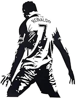 Comprar ERQINGQT Etiqueta De La Pared Etiqueta De La Pared 3D De Fútbol Cristiano Ronaldo Impermeable Extraíble Pegatinas De Pared Calcomanía Dormitorio Decoración del Hogar DIY Cartel Pegatinas
