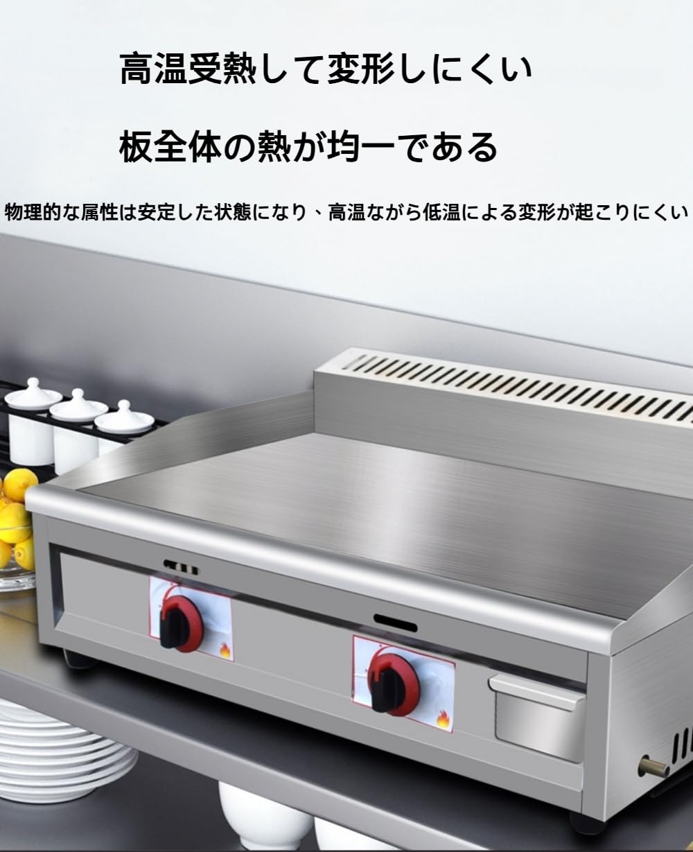 Amazon.co.jp: WGM 鉄板焼き【新しく登場】 グリドル 卓上用 プレス