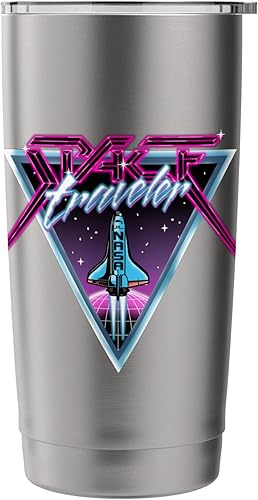 Miniatura 3 de NASA Iconic Space Traveler Retro 80's Vibes Big Chest Poster Stainless Steel Insulated Tumbler