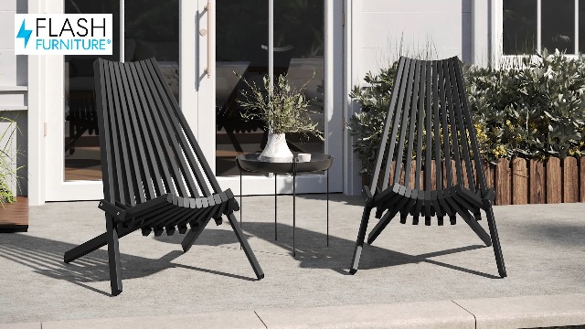 Amazon.com: Flash Furniture Delia Commercial Indoor/Outdoor Wood