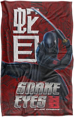 Miniatura 9 de Snake Eyes G.I. Joe Origins Brush Attack Silky Touch Manta súper suave 36" x 58"