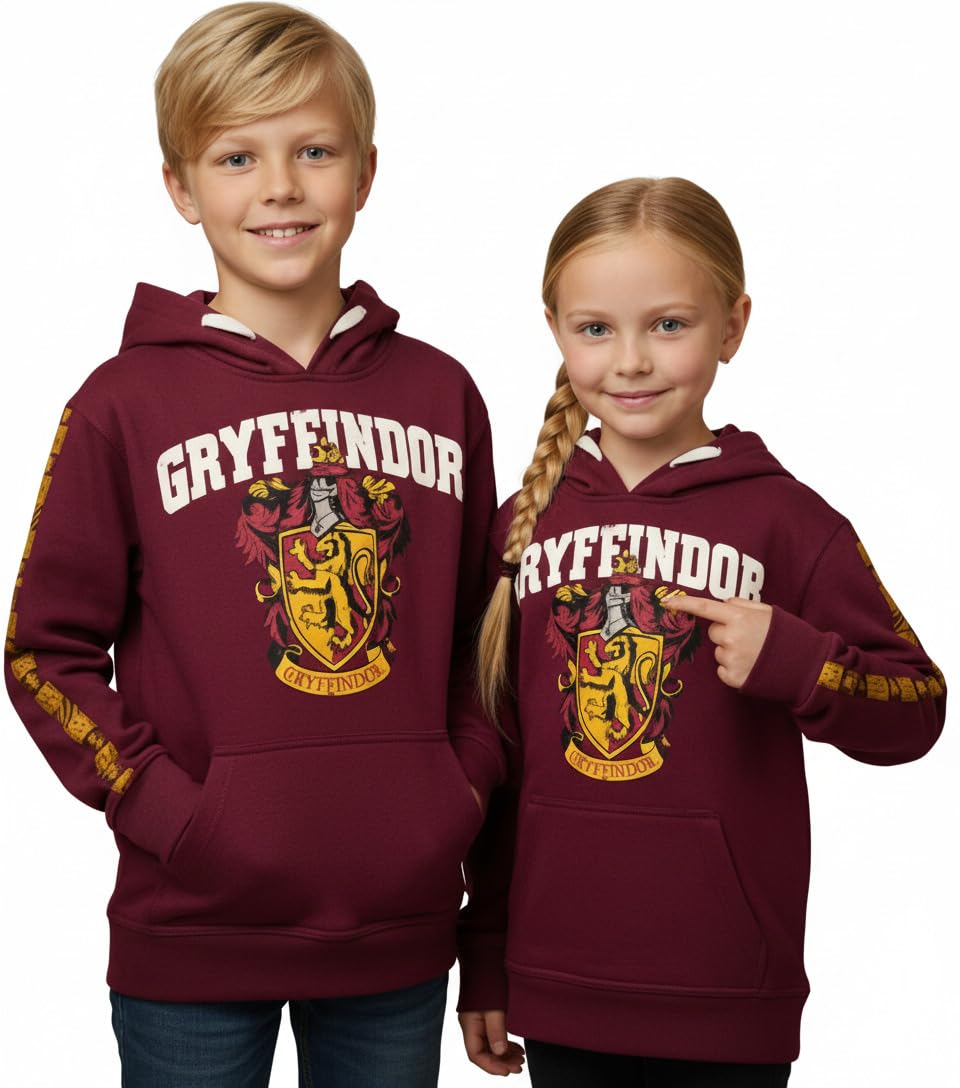 Sudadera Harry Potter Gryffindor unisex niños granate 1-13 años