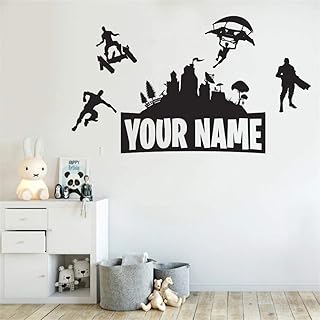 Nombre vinilo pared sala de juegos pared sala de juegos pared pegatina | cocina y comedor pared pegatina vinilo decoración del hogar