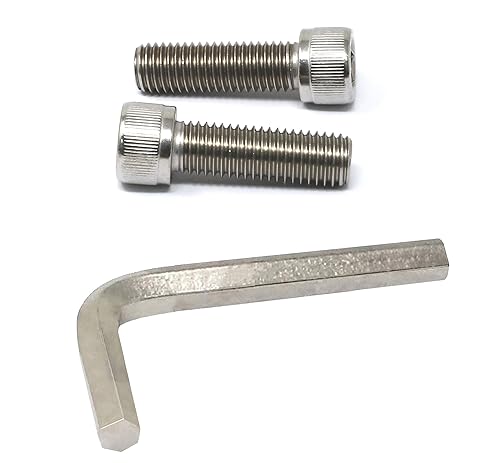 Miniatura 165 de iexcell 25 piezas M4 x 60/65/70/75/3.150 in paso de rosca 0.028 in acero inoxidable 304 cabeza hexagonal Tornillos Tornillos surtido Kit