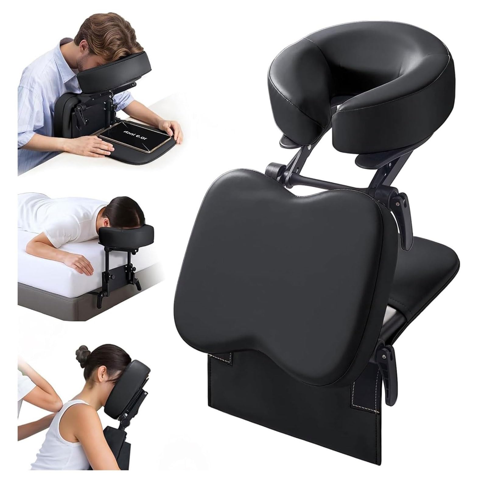 Kit de massage portable 3 en 1 avec appuie-tête réglable pour table et maison