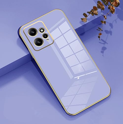 Miniatura 2 de Wousunly Funda compatible con Redmi Note 12 4G de silicona rosa, chapado para Xiaomi Redmi Note 12 4G, funda delgada y suave a prueba de golpes