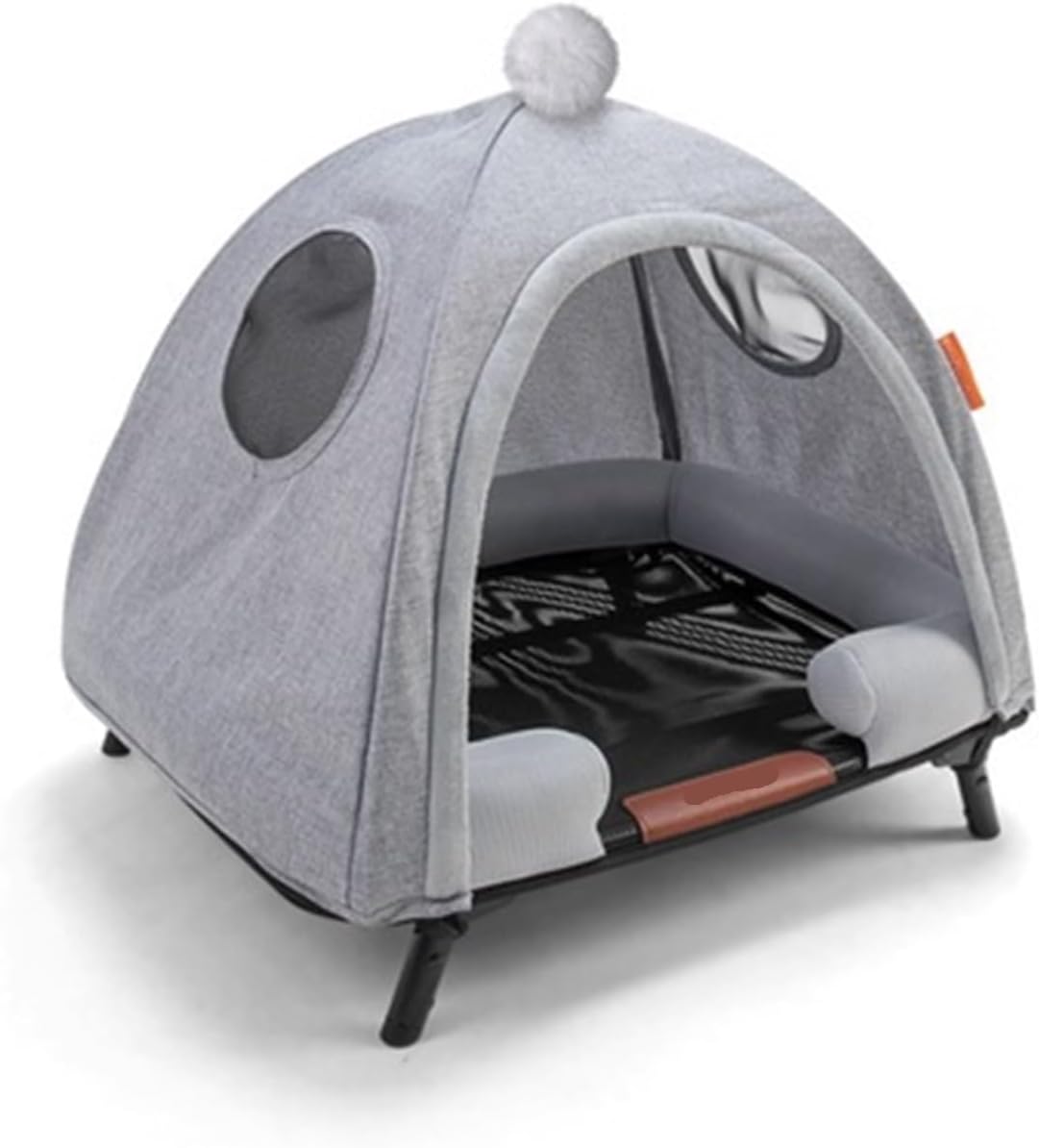 Pet Beds Outdoor Dog Sleeping Cute Tent Deep Sleep Indoor Dogs Beds Cozy Light Weight Pets Supplies (Color : Gray) (Pink One Size)