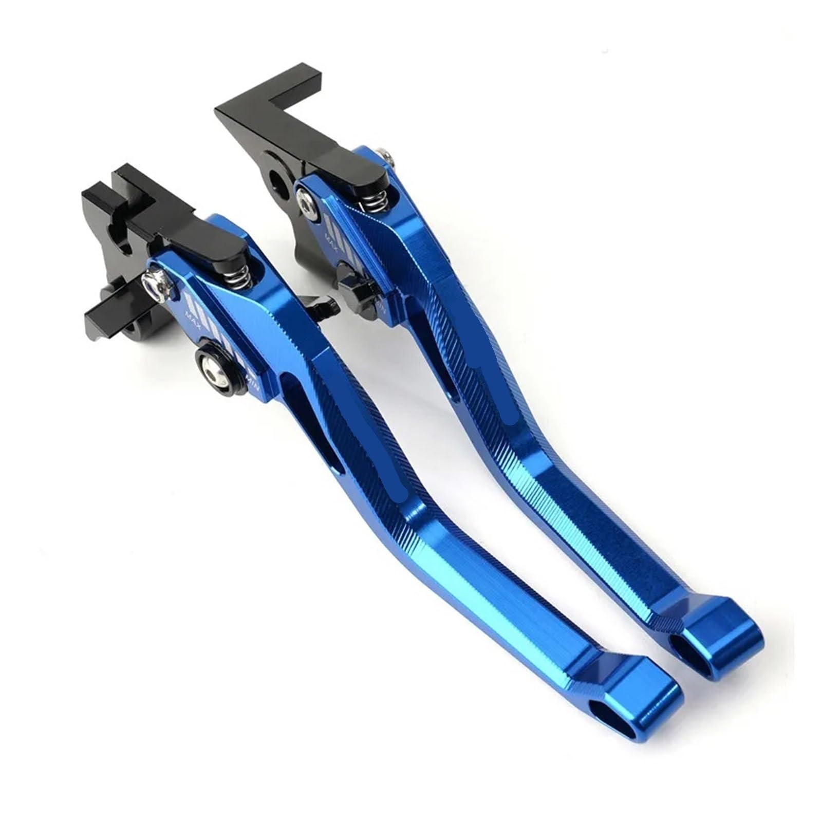 Juego de palancas de embrague y freno Manetas de embrague freno cortas para motocicleta para Honda CB650R 2019(Blue-cb650r)