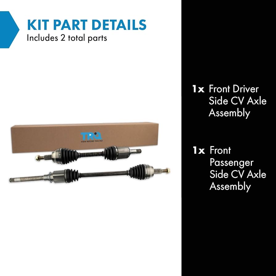 Amazon.com: TRQ Front Driver and Passenger CV Axle Shaft