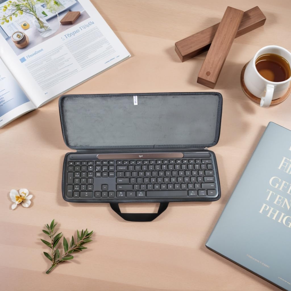 Hermitshell Hard Travel Case for Logitech Signature Slim Solar+ Wireless Bluetooth Keyboard K980 (Only Case) - Image 7