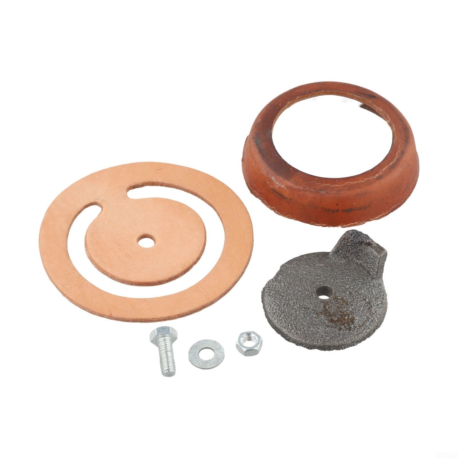 Brocca manuale per kit di riparazione pompa per Simmons 1160 PM500 e n. 2, valvola di ritegno in ghisa con valvola inferiore in pelle e tazze, parti di prevenzione del riflusso per pompe a mano