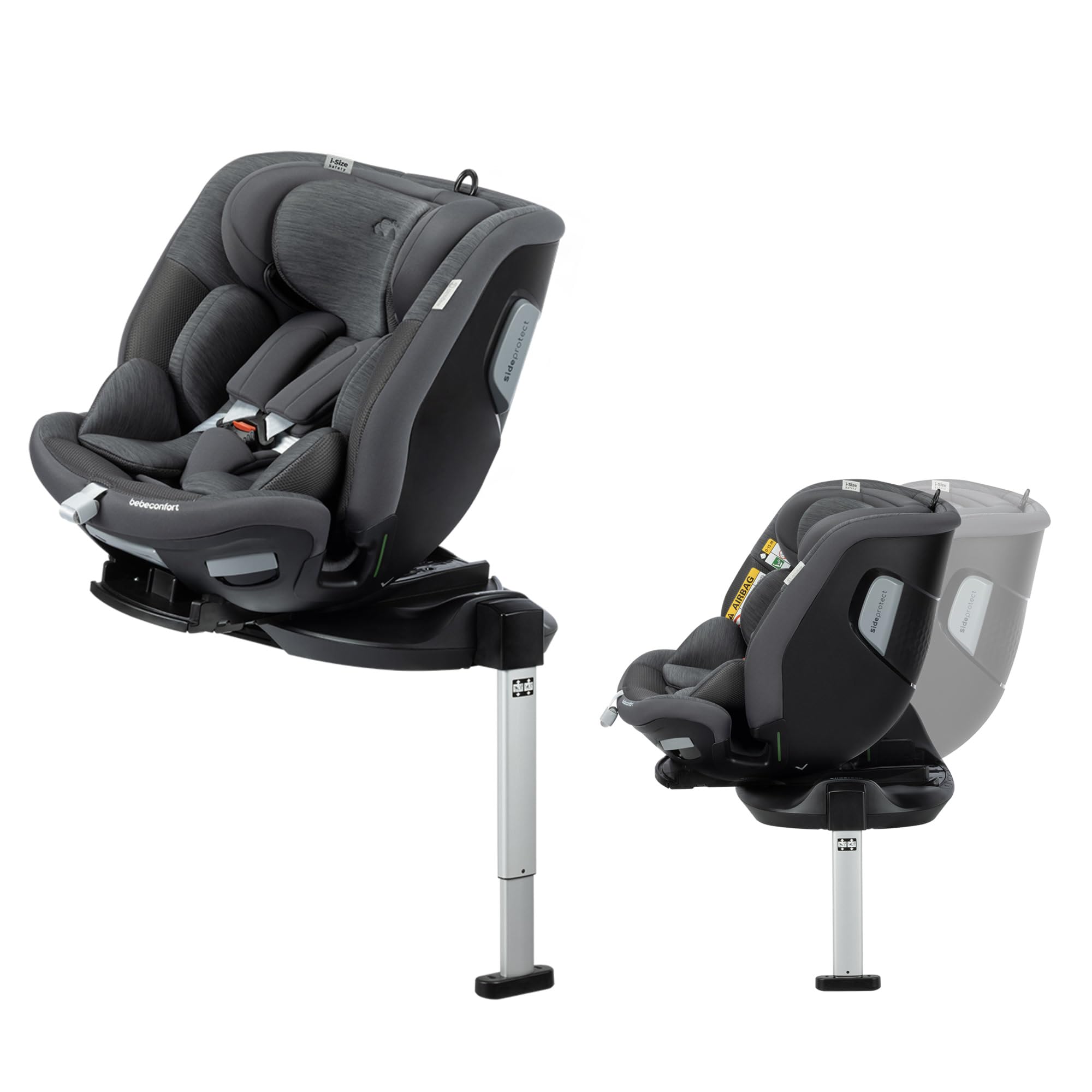 Bebeconfort RevolveFix Max 360 i-Size con SLIDETECH®, Element Graphite