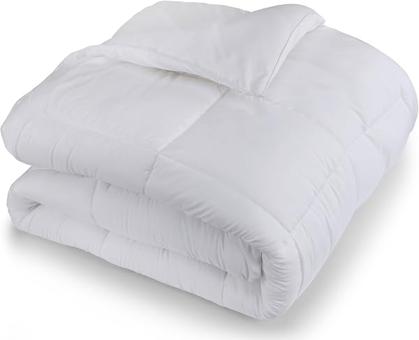 Utopia Bedding Spring/Summer Duvet, Lightweight Duvet, Spring/Summer Quilt 100% Hollow Fibre Microfibre (Spring/Summer) (White, 240 x 260 cm) - 5
