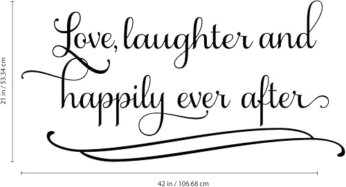 Miniatura 2 de Calcomanía de vinilo para pared, diseño de pareja feliz, con cita de amor para el hogar, dormitorio, sala de estar, decoración de pared inspiradora,