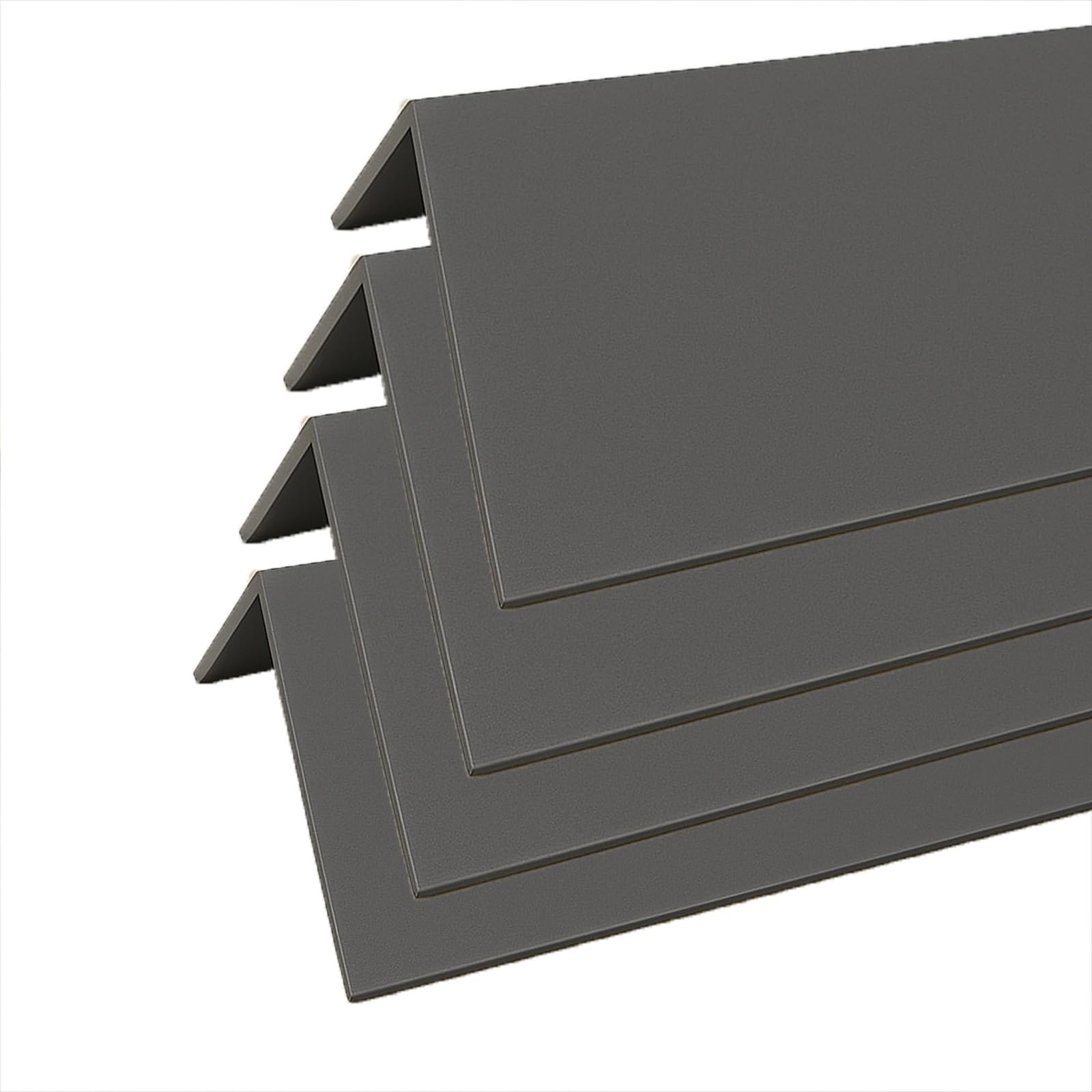 kantenschutzwinkel PVC-Wandkantenschutz, Weißer Wandkantenschutzstreifen Für Möbelschutz/Lagerregale, Eckschutzstreifen Für Wanddekorationslinien(B,4pcs100 X 2.5 cm/39 X 1 in)