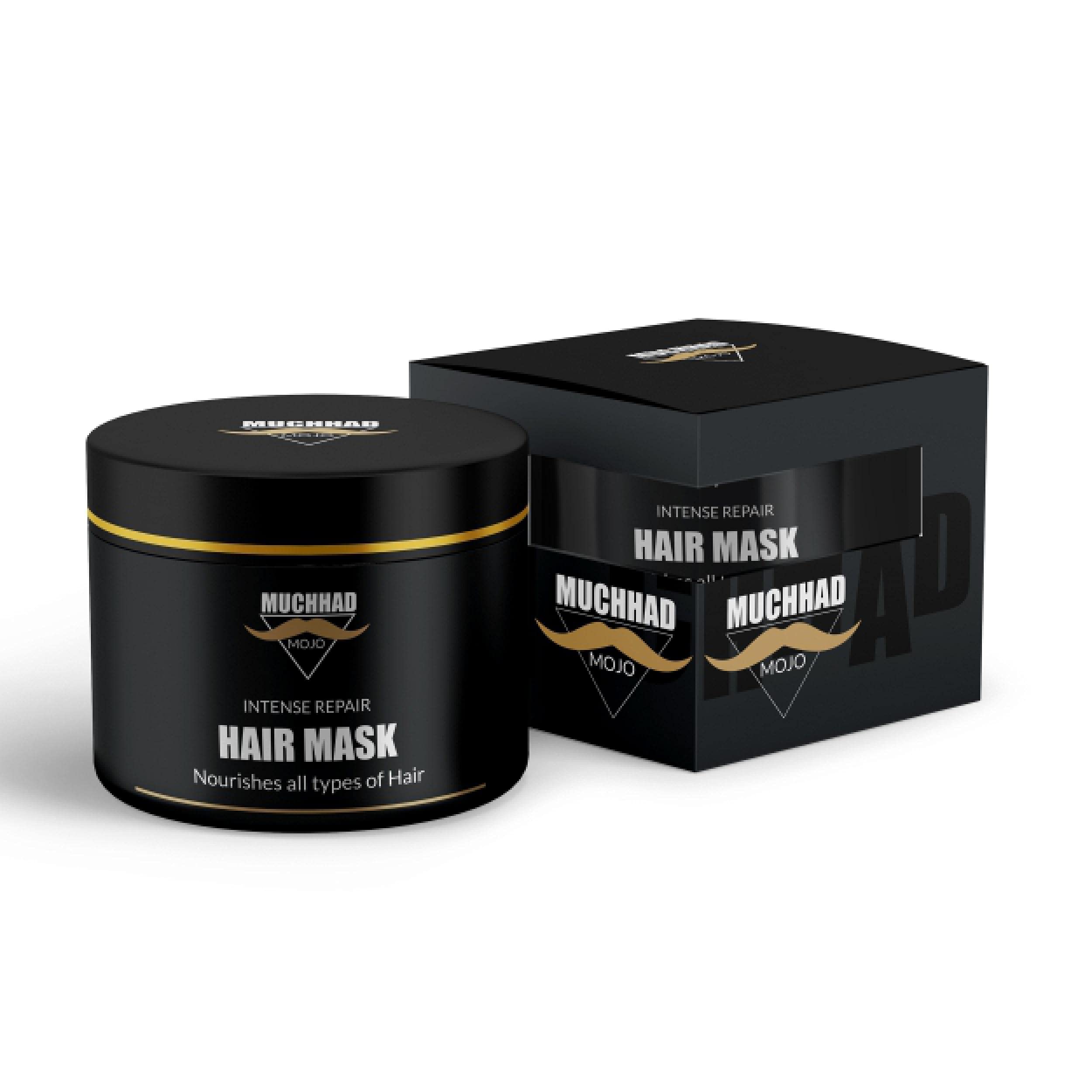 Muchhad Mojo Intense Repair Hair Mask - 100g | Cleansing Scalp | Good bye to Bacteria | Keeps Soft & Moist | Control The Frizzy | Keeps its Heal