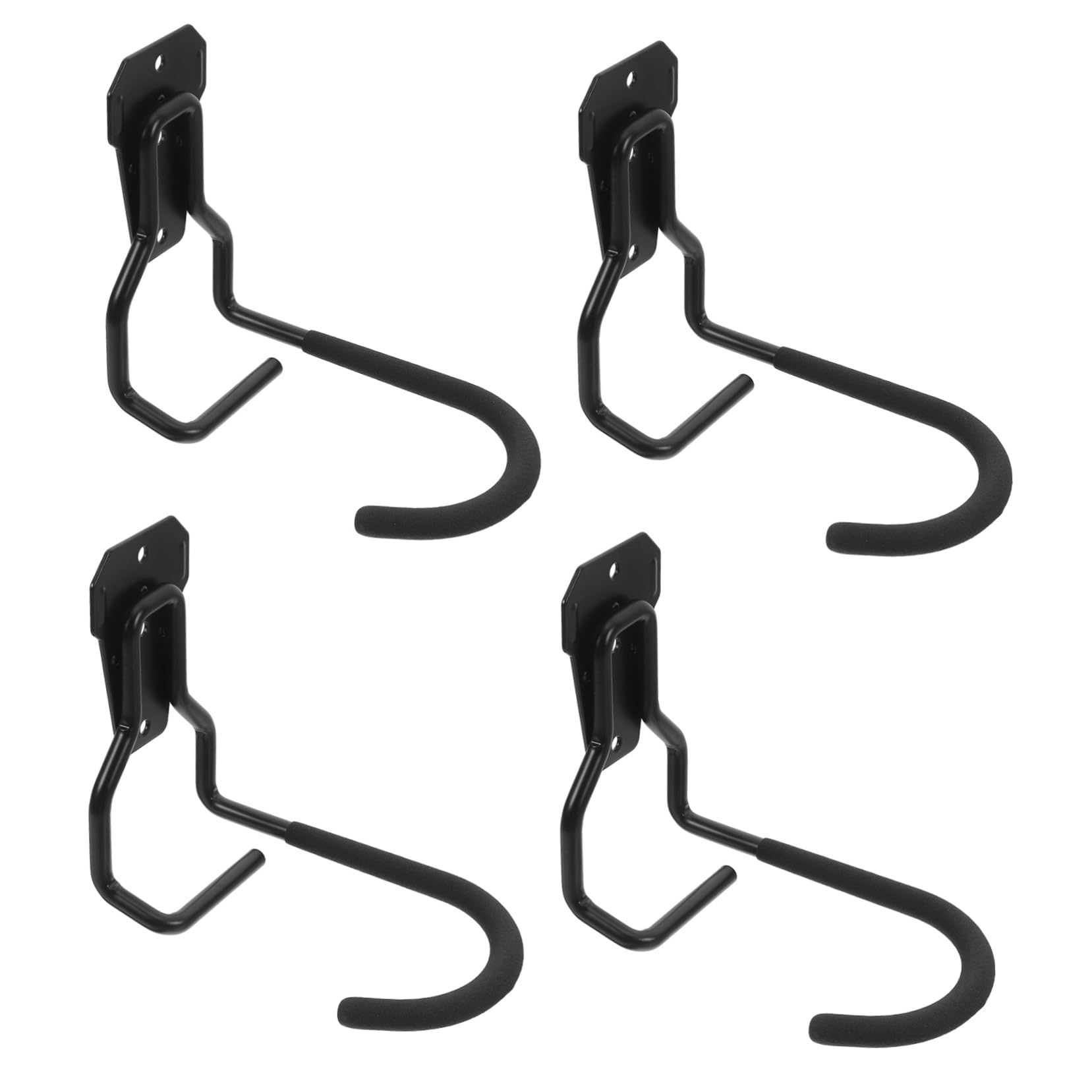 VILLCASE 4piezas Ganchos De Garaje Para Bicicletas Soporte De Pared Para Herramientas De Jardín Organizador Multiusos De Garaje Ganchos De Almacenamiento Para