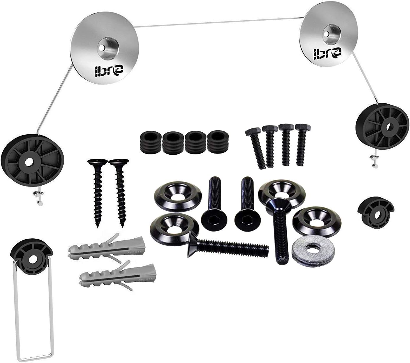 HD Zone's Ultra Slim Thin Flat LED Hdtv Fashion Tv Wall Mount Bracket for 13"-70" LED Tv Vesa 100x100 200x200 400x400 600x600 800x800 compliant - Adjustable Cable Length