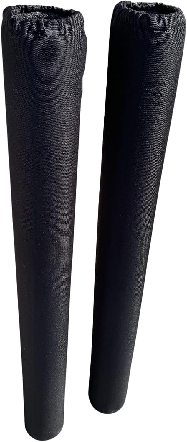 36" Pair of Black Boat Trailer Guide Pole Pad and Cover - 900D Heavy Duty UV Fade Proof Canvas -Sold in Pairs - Made in USA