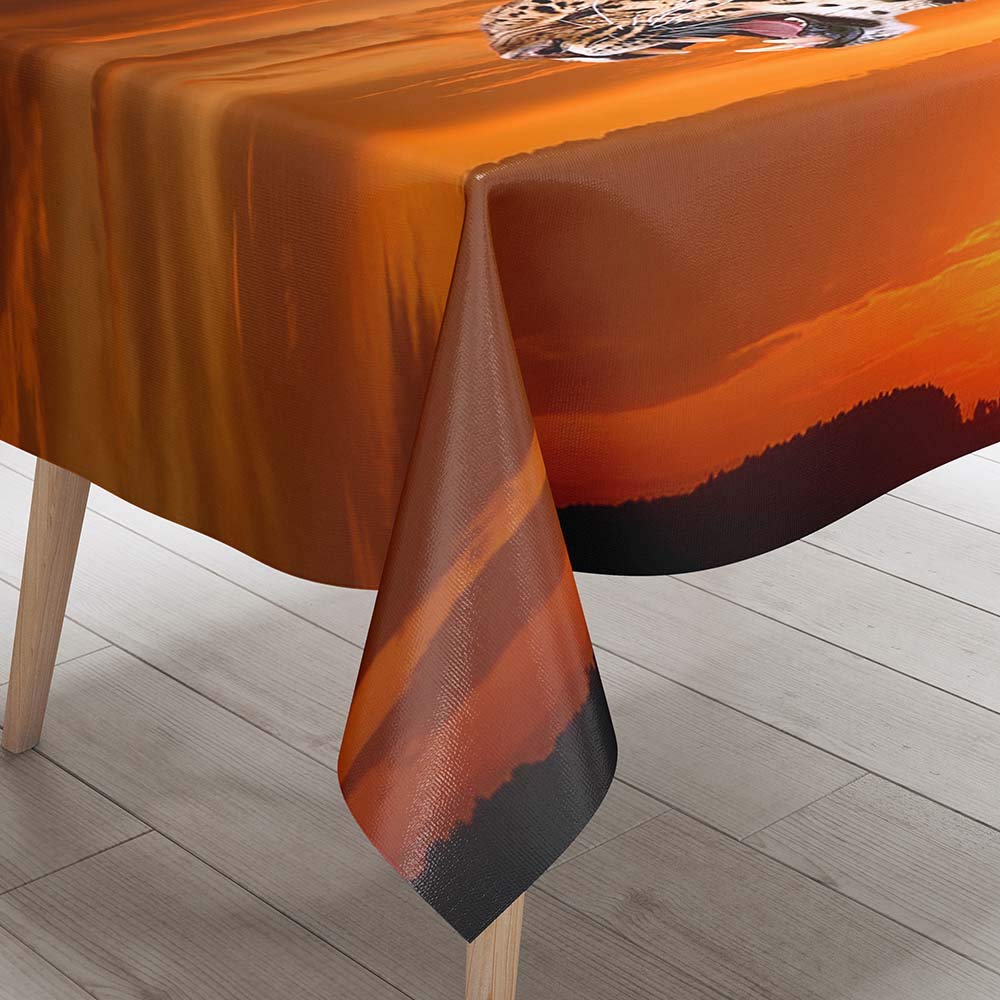 Nappe Rectangulaire DOTBUY Tigre Nappe En Polyester Impermeable L