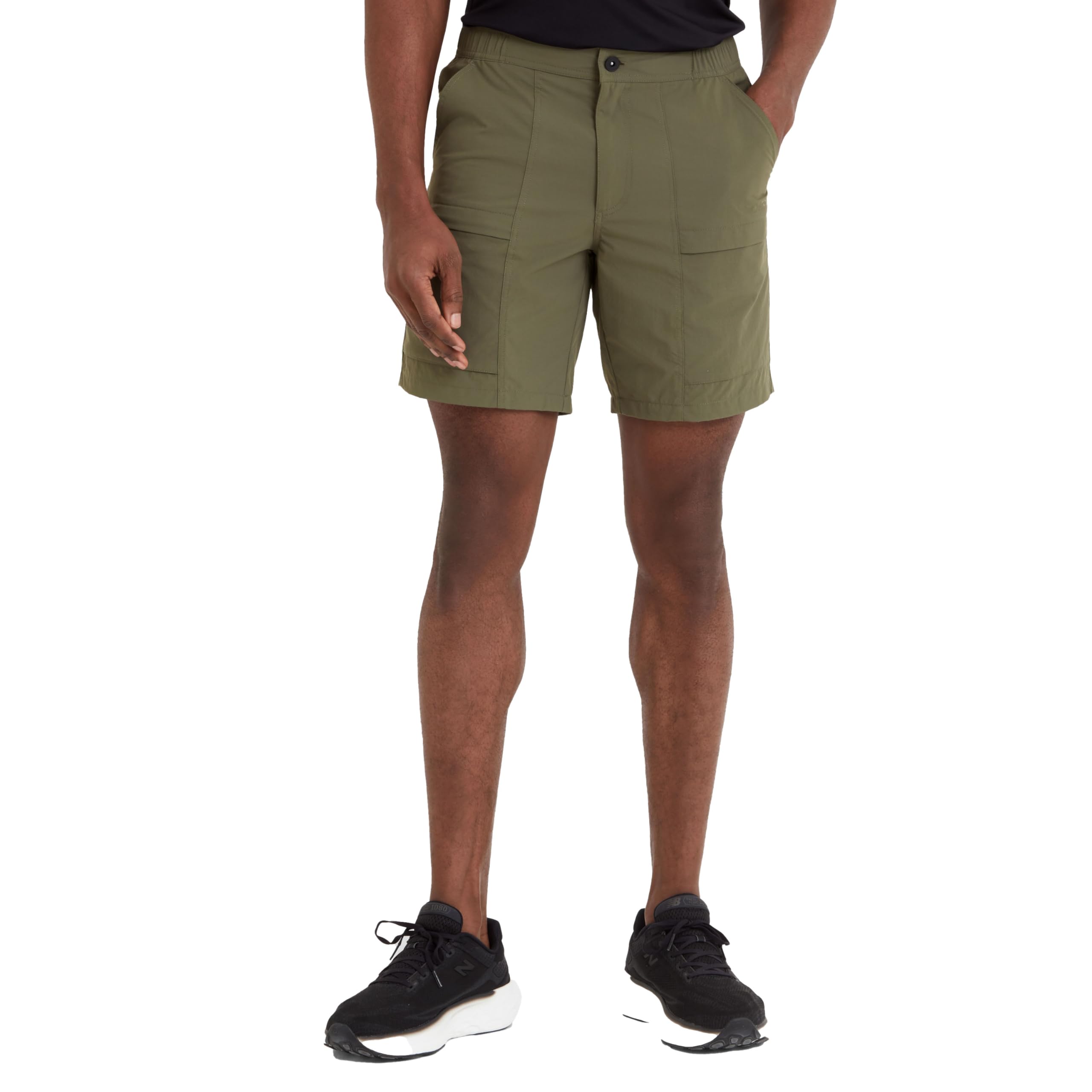 Tog24 Men's Forage Green Activate Technical Shorts. Made From A Lightweight, Ripstop Fabric That Is Durable And Moves Easily.