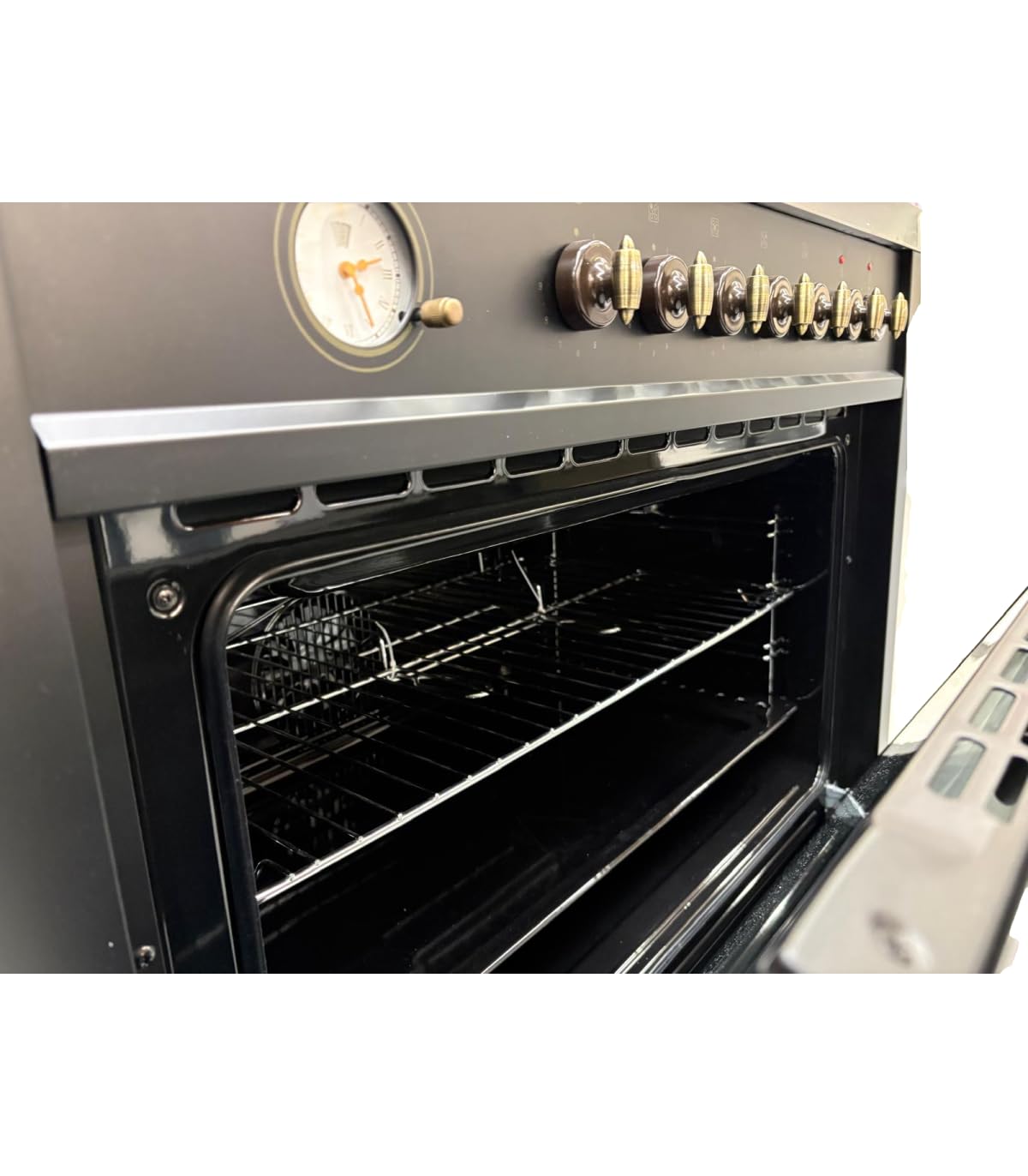 SOLTHERMIC® COCINA 90X60 VTI90ANEGRA INDUCCION HORNO 105L / ALTA GAMA