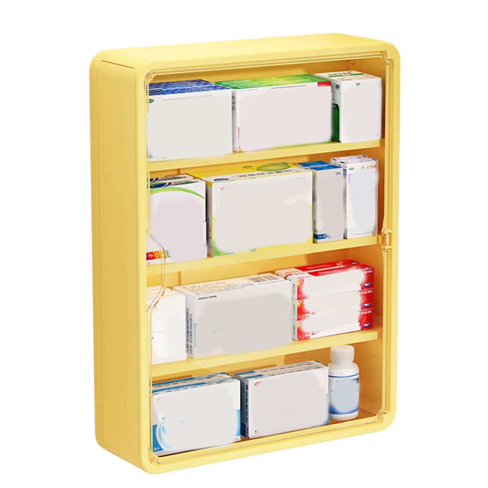 Obotsnoi PP PET Wall Mount Storage Box Multi Tiers Organiser for Cosmetics Books Toy Home Decoration Hanging Rack Cosmetic Wall Storage Organiser