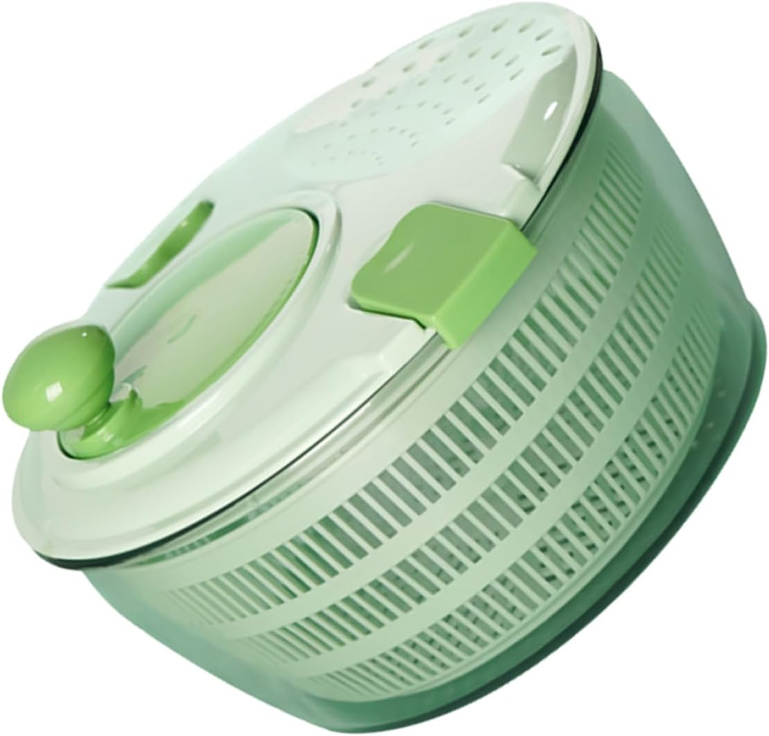 Ergonomic Handle Salad Dryer Spinner for Lettuce Easy-clean Vegetable Fruit Dryer