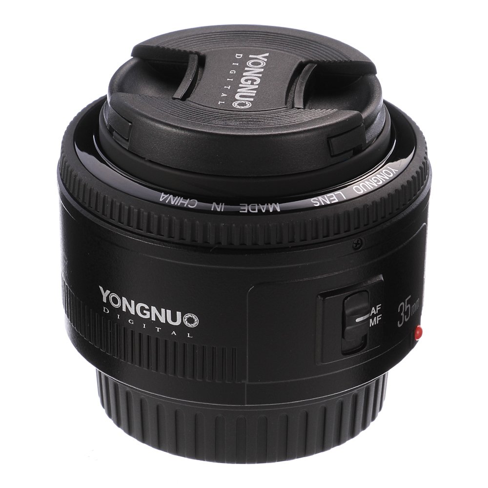 YONGNUO 35mm F2.0 C Prime Wide Angle EF Mount Lens for Canon Cameras
