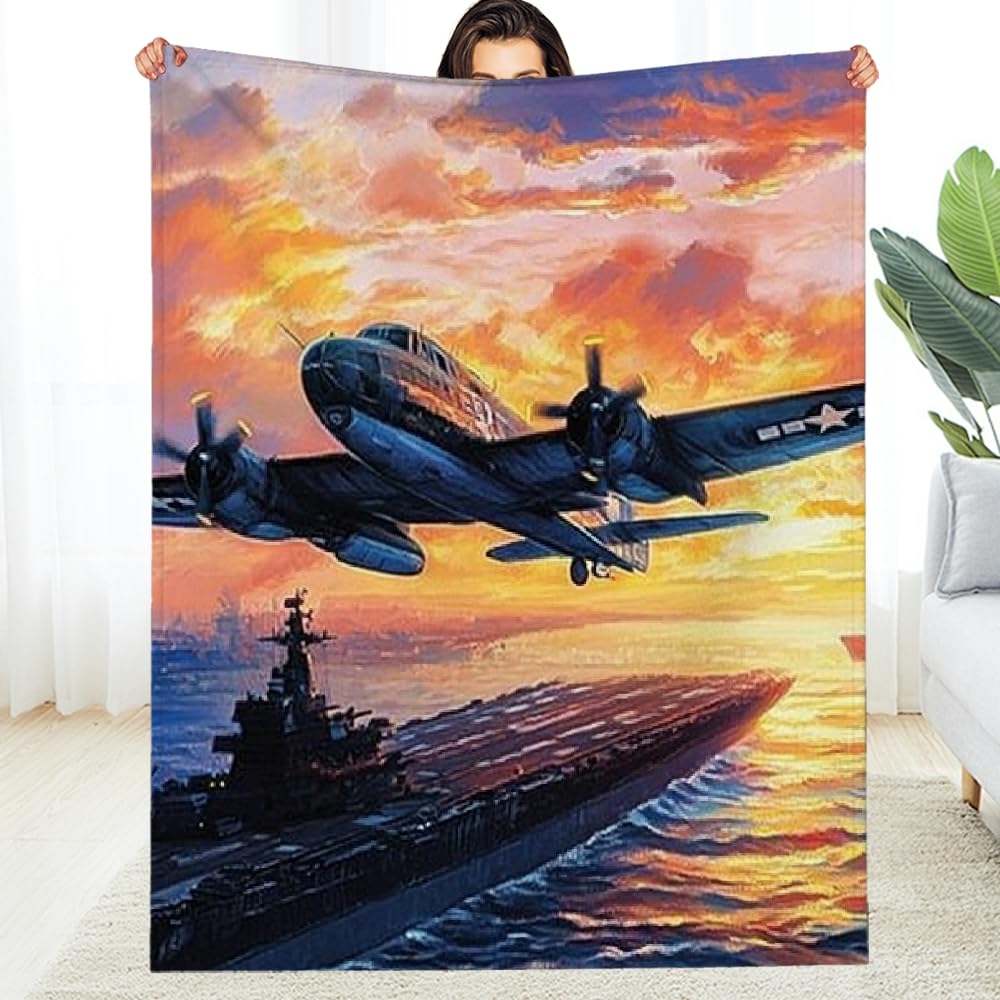 Couverture en flanelle pour le camping et soirées canapé