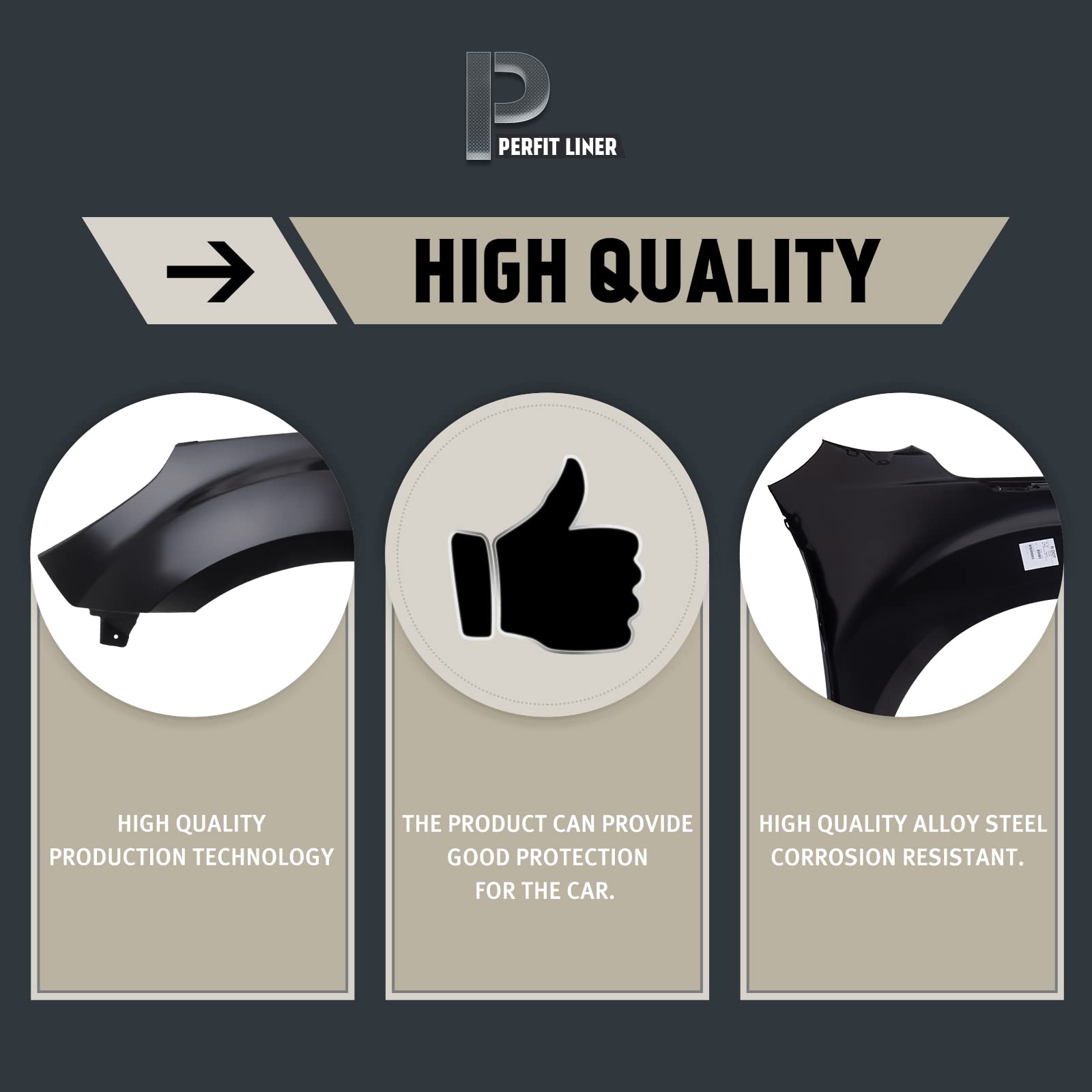 Amazon.com: Perfit Liner New Replacement Parts Front Left Driver  