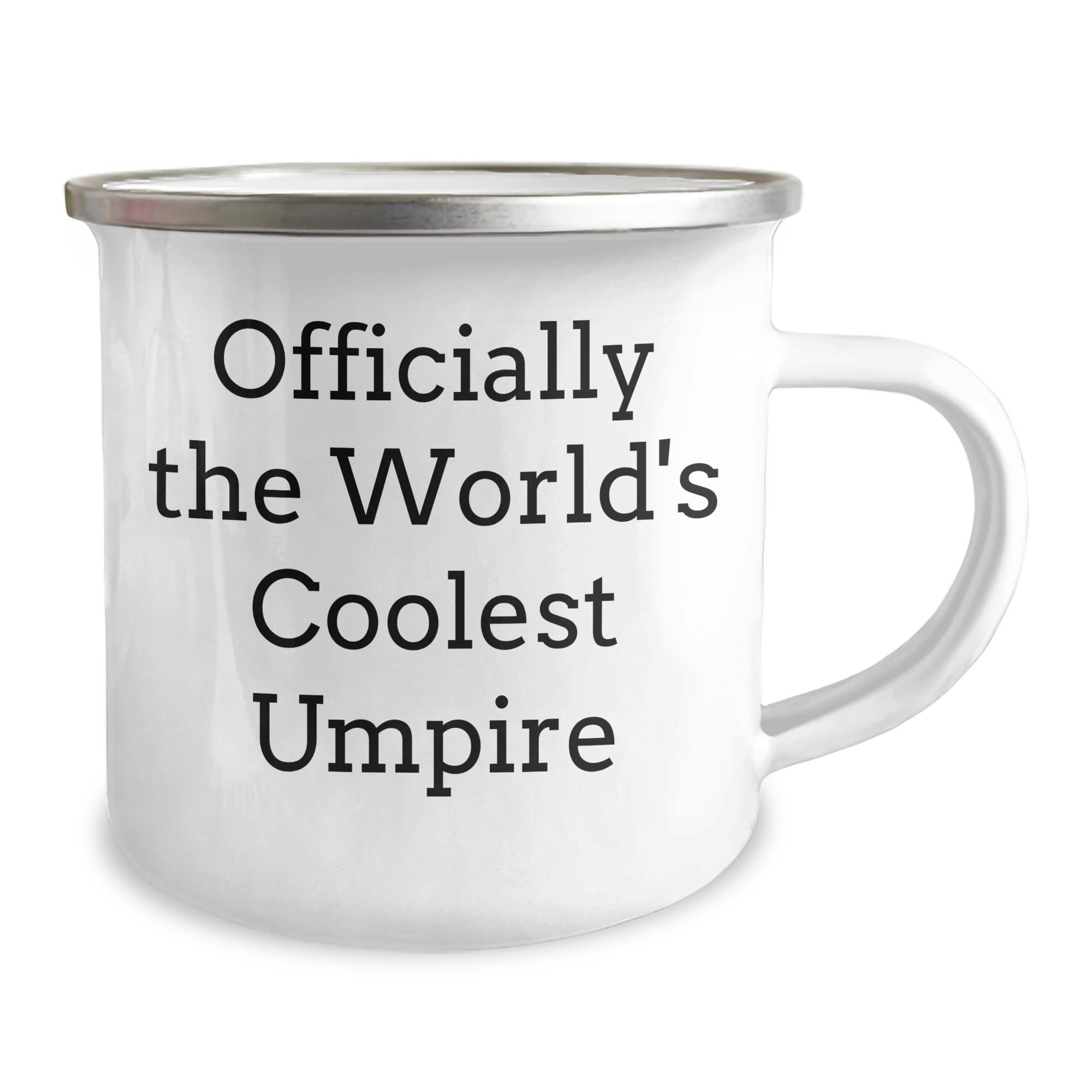 Umpire Gifts for Him - Umpire Camping Mug with Funny Quote 'Officially The World's Coolest Umpire' - Perfect Christmas Unique Gifts for Umpire Enthusiasts - Cool Mugs for Umpire Lovers
