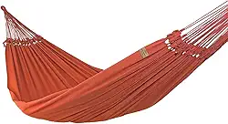 Rede de Dormir e Descanso Super Tijubana Gigante Jaguaruana 100% Algodão (Terracota)