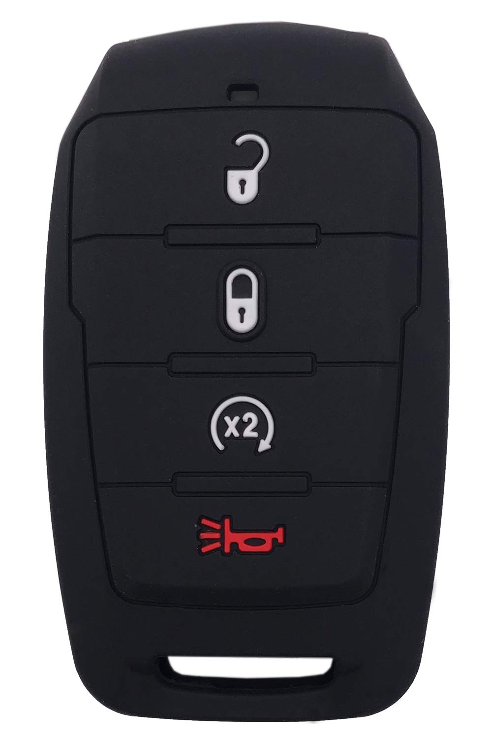 Cover Per Chiave A Distanza In TPU Morbida Per Auto Per Dodge Ram 1500 Journey Charger Dart Challenger Durango For Fiat Jeep Key Ring Shell