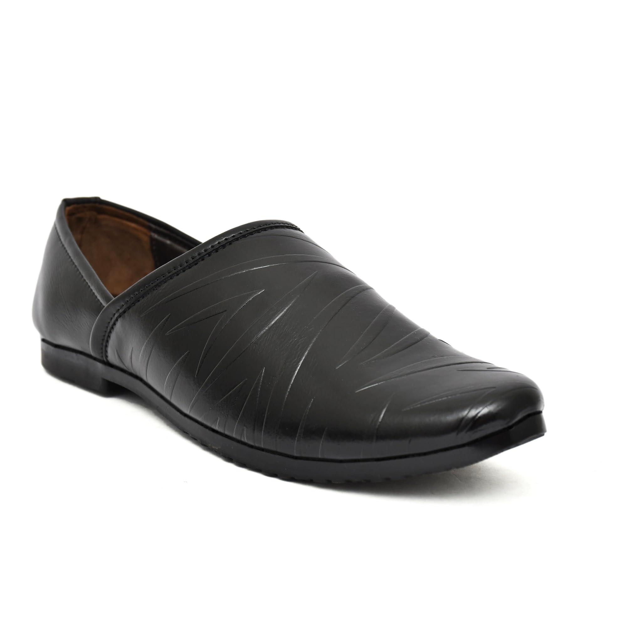 US RED BOX Mens Black Genuine Synthetic Leather Stylish Degine Slip on Mojaris Shoes 9 UK/India (B0CLY8YHBH) Amazon Price History, Amazon Price Tracker