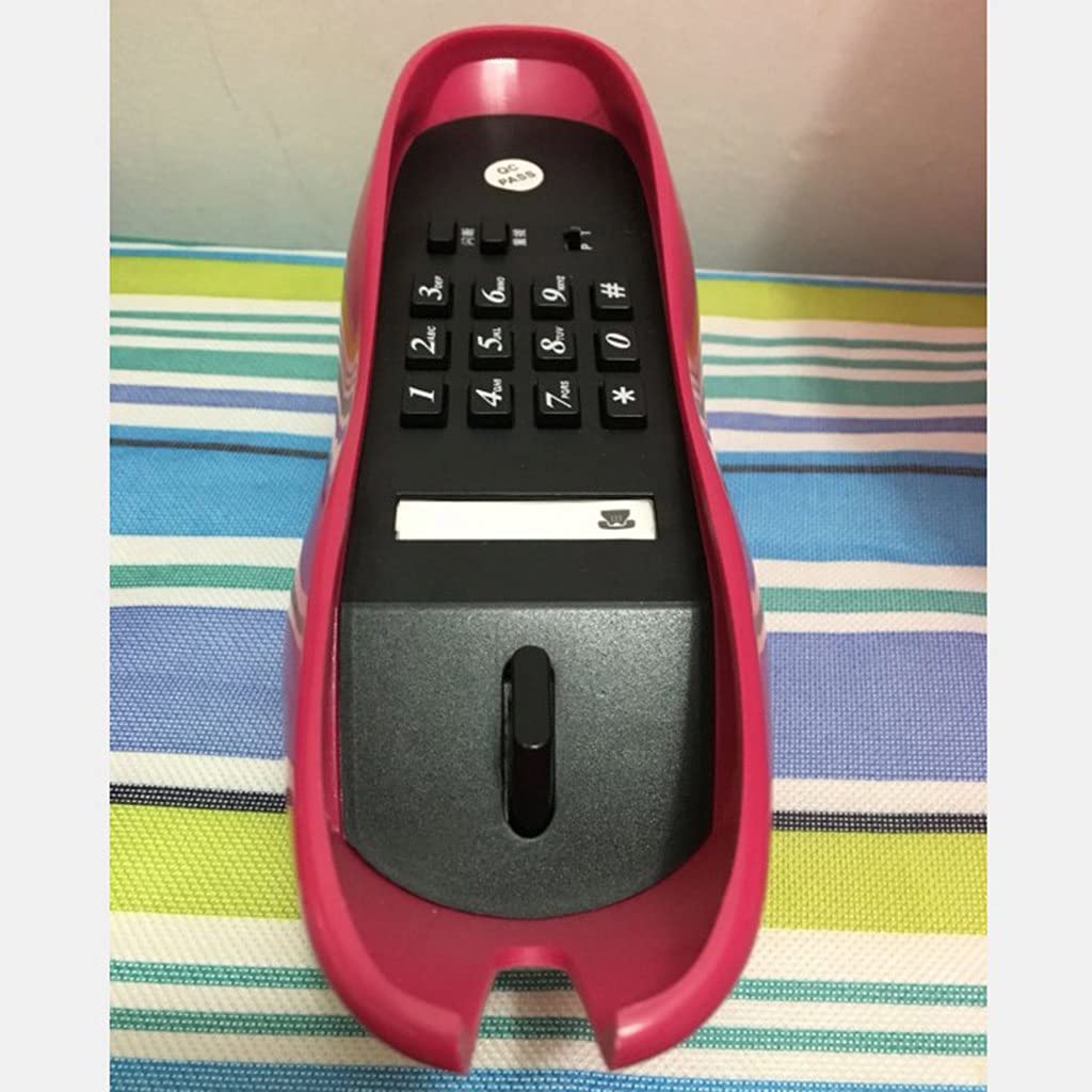 Forma della bocca Telefono Home Uffici Desktop Per Telefono Telefono Fisso Creativo Telefono Con Filo Rosa (opzionale)