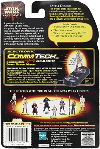 Star Wars Episode 1 Figure Battle Droid Dirty Comm-Tech #TOP26