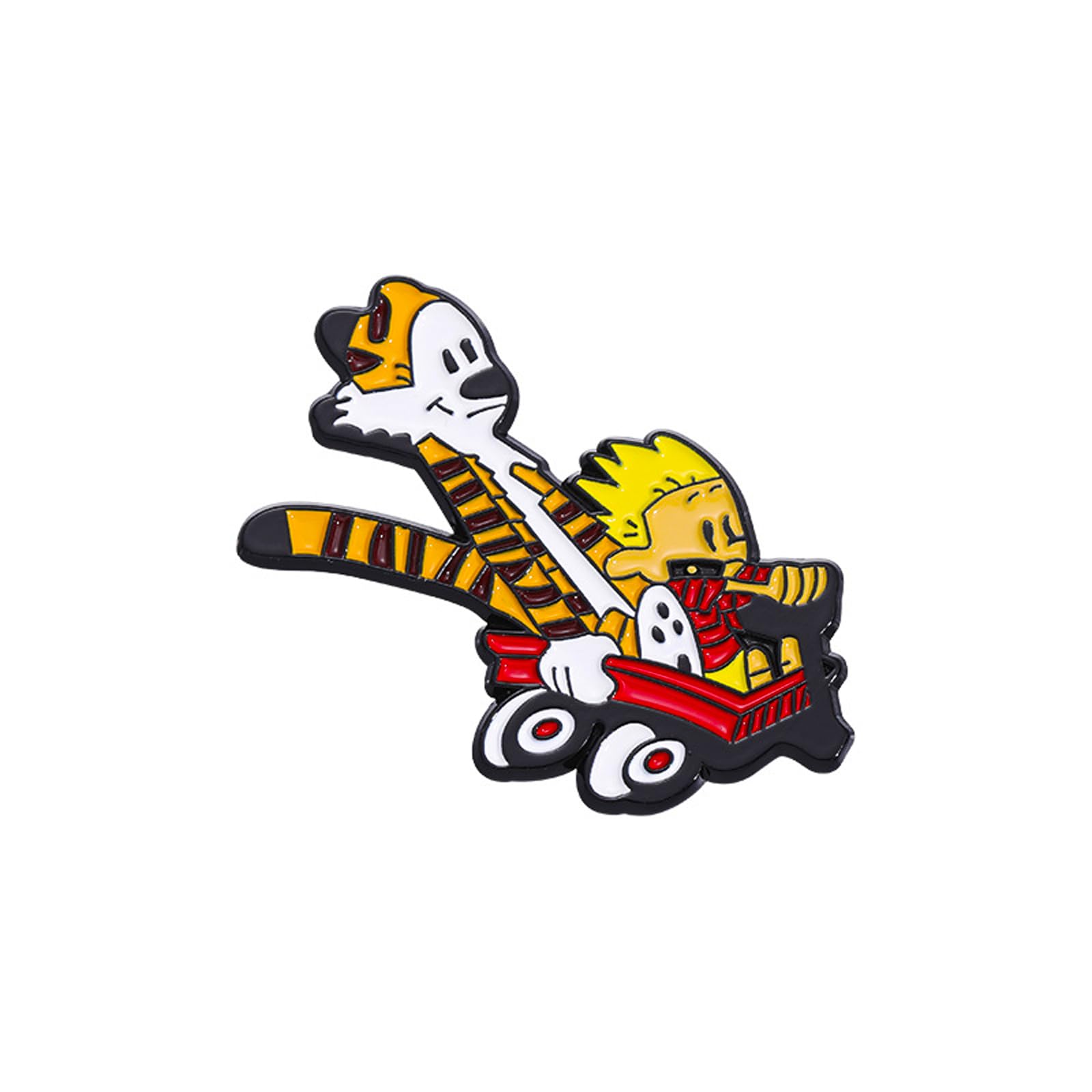Cute Enamel Pins Cartoon Lapel Pin Brooch Badge for Backpack Jackets Funny Tiger Pins for Gift Anime Enamel Pin for Clothing Hat Decoration
